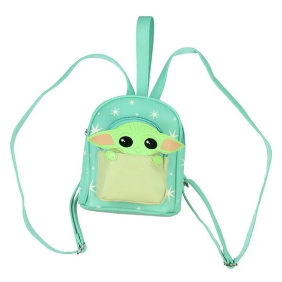 NEW Star Wars The Mandalorian The Child Baby Yoda Mini Backpack - Picture 11 of 11